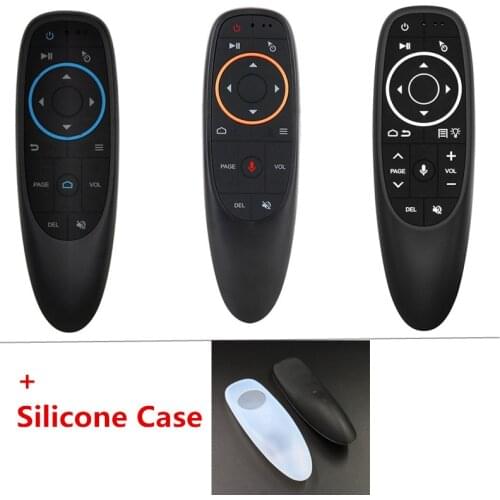 G10 Air Mouse Remoto G10S Voz Bluetooth Controle Remoto Sem Fio 2.4G Giroscópio para Android tv box H96 Max x3