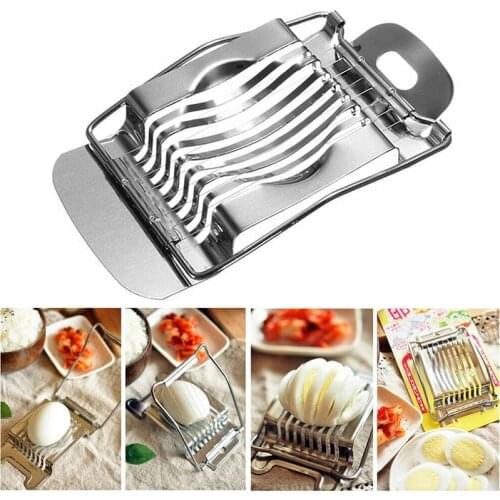 Kitchen Mushroom Tomato Egg Cutter Stainless Steel Boiled Egg Slicer Multipurpose Wire Chopper Kitchen Tools Gadgets Accessories