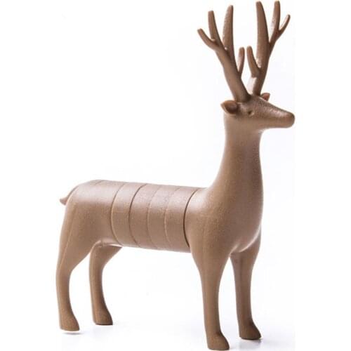 Cartoon DIY Cute Creative Dachshund Deer Fridge Magnets Whiteboard Sticker Refrigerator Magnets Home Decoration Three Colors