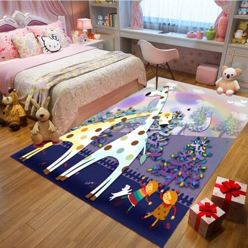 Fashion Giraffe Pattern Rugs Home Large Size Carpets For Living Room Bedroom Decorative tapete Modern style tapis salon alfombra
