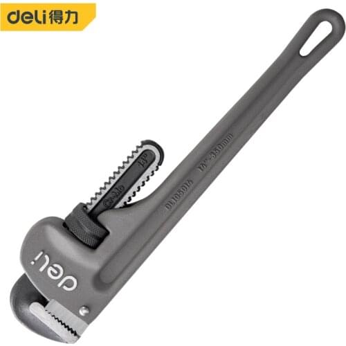 Deli Adjustable Magic Wrench 10/12/14/18 Inch Heavy Duty Quick Pipe Wrenches Large Opening Universal Water Pipe Clamp Pliers