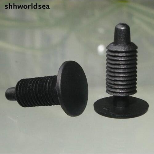 Shhworldsea Nylon Black Trim Panel Retainer Push Retainer Pin Rivet Bumper Door Trim Panel Retainer Fastener For GM