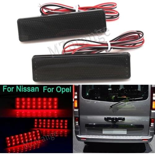 LED Rear Bumper Reflector Light For Renault Trafic Master For Nissan Primastar For Opel Vauxhall Vivaro Movano Brake lamp