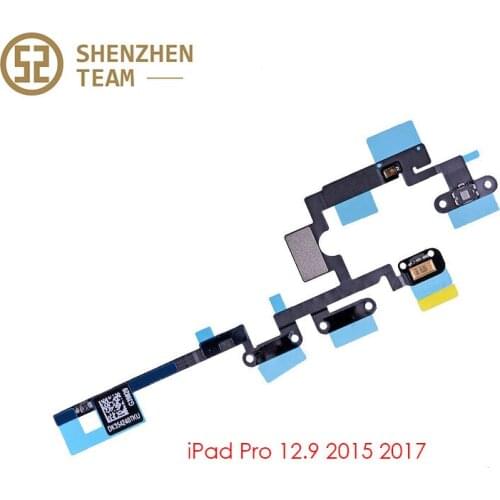 SZteam Power Flex Cable On/Off Ribbon Mute Switch Control Key Volume Button Flexible for iPad Pro 12.9 2015 Replacement Parts
