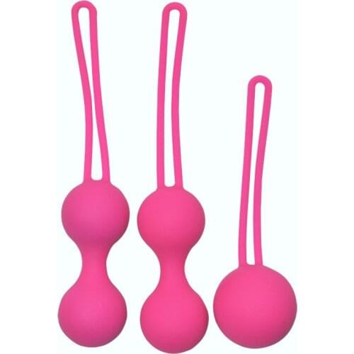 Kegel Ball Simulator Beads Vaginal Ball Sex Toys for Women Silicone Smart Geisha Vagina Chinese Ben Wa Ball Tightening Exerciser
