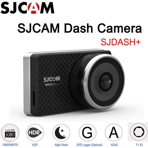 SJCAM SJDASH+ Vehicle Dashboard Dash Cam ADAS Camera DVR HD1080P 60FPS 3.0' LCD Wireless WiFi HDR Low Lux HD Night Vision IMX291