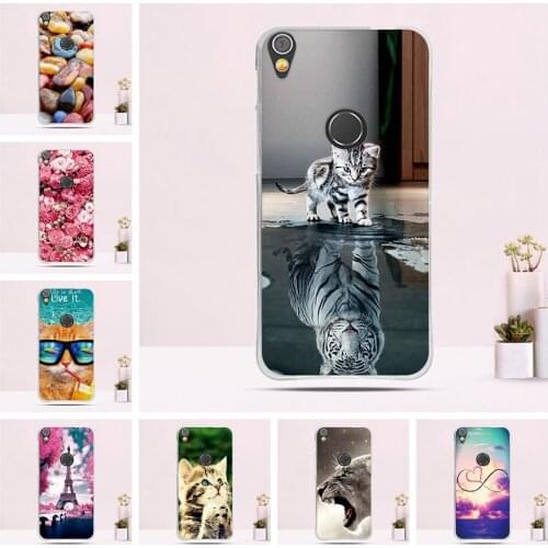 Back Cover For Alcatel Shine Lite 5.0" OT5080 Case Silicone TPU Phone Cases Ultra Thin Cute Cat 3D Pattern Shell Animal Fundas