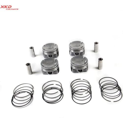 04E198151C EA211 1.4T Engine Piston & Ring Kit Fit For V-W J-etta Tiguan A-UDI A4 Q3 04E107065BD