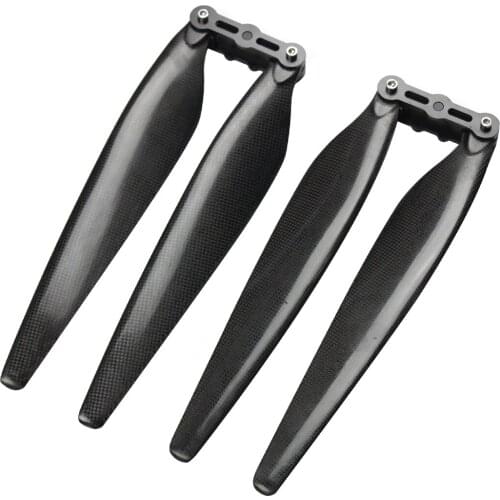 1 Pair Agricultural Drone Folding Propeller Carbon Fiber CW CCW 3090 Props with Clip for Hobbywing X8 8120 Power System