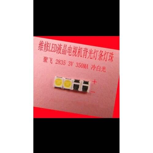 1000pcs FOR JF ORIGINAL LED Backlight 1W 3V 2835/3528 Cool white LCD Backlight for TV TV Application