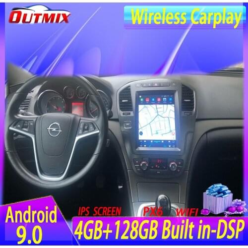 4+128G Tesla Carplay Screen For 2008 2009 2010 2011 2012 2013 Opel Insignia Vauxhall Holden CD300 CD400 Android Radio Stereo