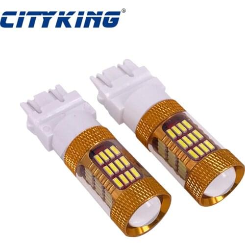 50PCS 12V 3156 3157 LED Rear Indicator Brake Stop Super Bright White light t25 60SMD 4014 Motorcycle car LED Light Turn Light