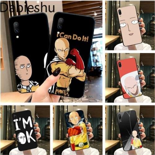 Anime One Punch Man black Phone Case Hull For Vivo Y91c Y17 Y51 Y67 Y55 Y7s Y81S Y19 V17 vivos5