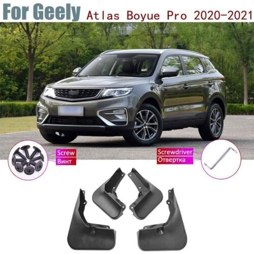 Front Rear Fender Mud Flaps Guard Splash Flap Mudguards Car Accessories Mudguard For Geely Atlas Boyue Pro 2020-2021