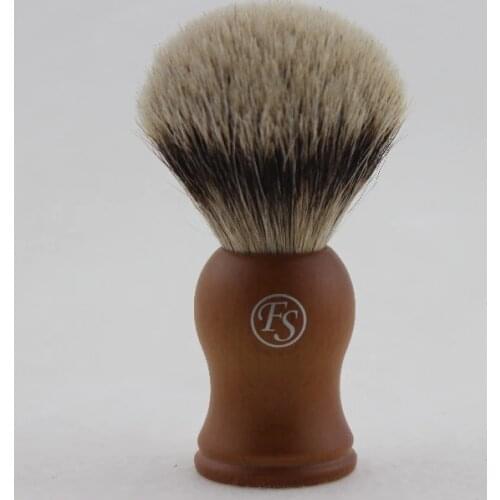 FS-#PUP23-TM14, Higher Pure badger Shaving Brush with Rosewood Handle, Knot size 23mm+FREE STAND