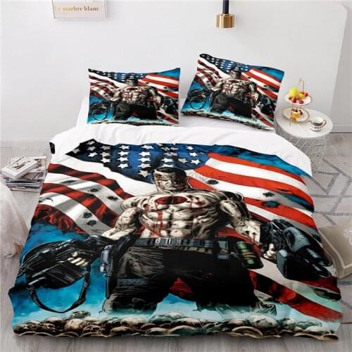 New 3d BloodShot Pattern Duvet Cover Set with Pillowcases Bedding Set Single Double Twin Full Queen King Size for Bedroom Decor