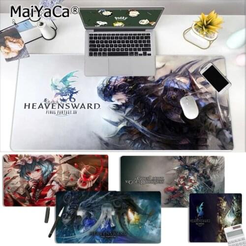 MaiYaCa Simple Design Final Fantasy XIV Office Mice Gamer Soft Mouse Pad Rubber PC Computer Gaming mousepad