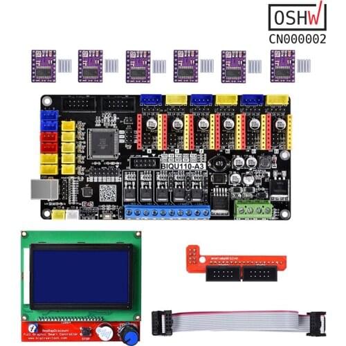 Open Source Tango V1.0 Upgrade Rumba 3D Printer Motherboard With TMC2130/A4988/DRV8825 Driver For 12864 LCD For Reprap Mendel