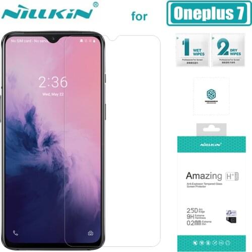 Oneplus 7 Glass Nillkin H+PRO 2.5D One Plus 7 Ultra-Thin Tempered Glass Screen Protector for Oneplus 7 Nilkin 0.2MM Glass Film
