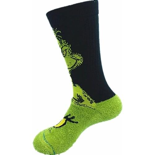 Fall Winter Down Yarn Women Socks Funny Cartoon Soft and Comfortable Popular Explosions Middle tube Socks