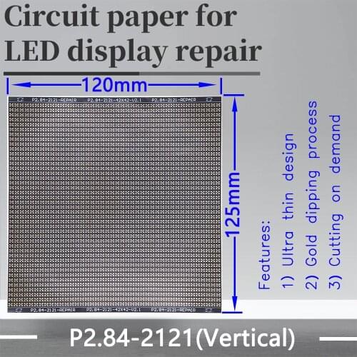 P2.976 Series Circuit Paper LED Module PCB Pad Repair P2.976-1515/2121 120X120mm Circuit Paper To Repair PCB During Installation