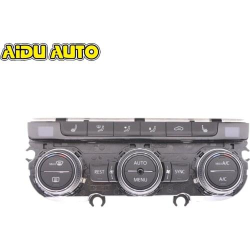 Climatronic Air Condition Control Switch Panel AC Seat Heater For MQB Tiguan Golf MK7 Passat B8