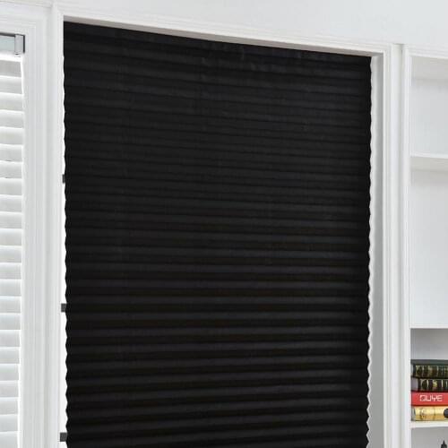 Kitchen Balcony Shades Self-Adhesive Shades Pleated Blinds Balcony for Bathroom Household Living Room Accessories