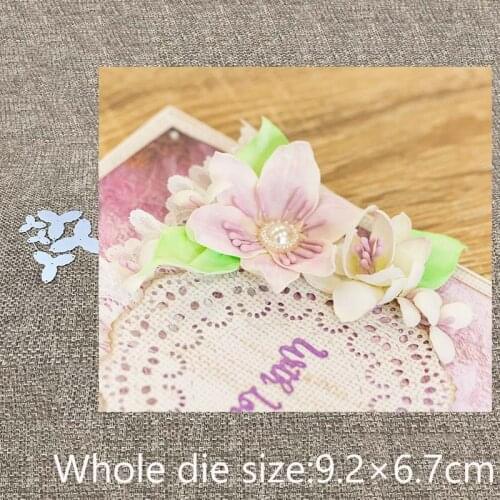New Design Craft Metal die cuts Cutting Die 5pcs flowers decoration scrapbooking Album Paper Card Craft Embossing die cuts