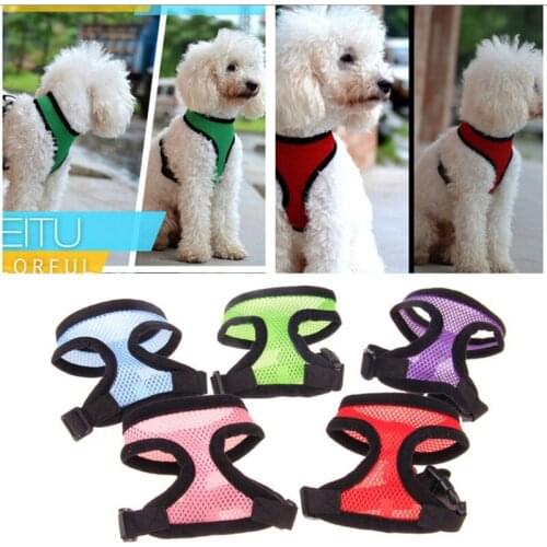 Dog Harness Vest Training for Chihuahua Puppy Soft Mesh Pet Harness for Dogs Cats Petshop Puppy Collar Cat Pet Dog Chest Strap