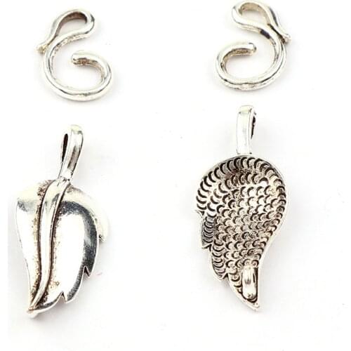 Leaf Antique Silver Color OT Toggle Buckle Connectors Fit Bracelet Necklace Clasps DIY Jewelry Findings Accessories