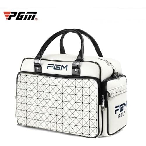 PGM Golf Clothes Bag Shoe Pack Clothing Handbag PU Waterproof Large Volume YWB016 Wholesale