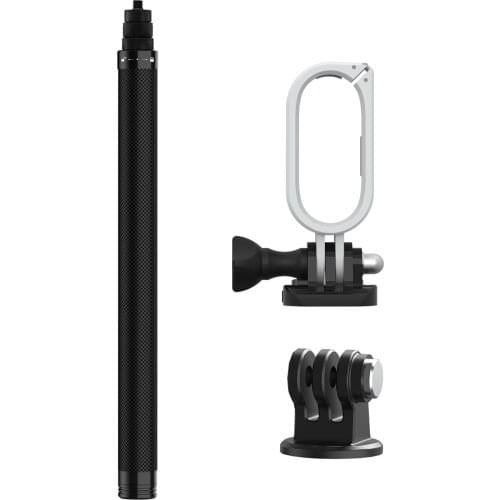 TELESIN Action Camera Selfie Stick Max. 1.16M/2.8ft Long Vlog Bracket Carbon Fiber + Camera Protective Frame Housing ABS+PC