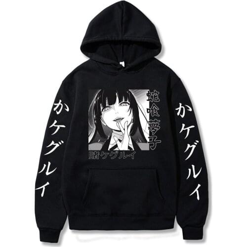 Japanese anime Kakegurui Manga Hoodies Cosplay Casual Yumeko Jabami Hoodies Men Harajuku Anime Clothes Hoodies Sweatshirt