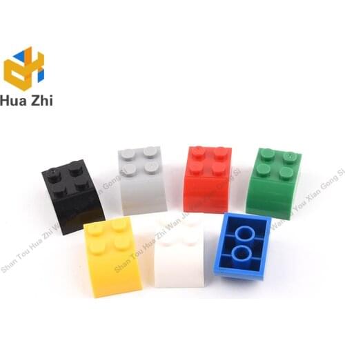 Building Blocks Parts 6215 10PCS Brick Curved 2 x 3 with Curved Top LEGOING MOCS Education