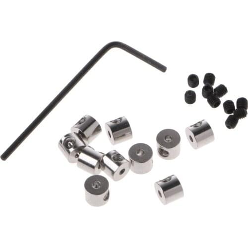 10Pcs Pin Keepers Pin Safe Locks Pin Backs Clasp Locking Pin With Wrench Tools