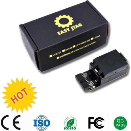 2021 Newest Original Z3X Easy Jtag Plus Box UFS 153 High Position BGA 153 EMMC 153 Socket Adapter With EASY JTAG PLUS BOX Work