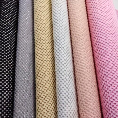 3PCS 21x29cm LACE Glitter Leather PU Leather Synthetic Leather Artificial Leather for DIY accessories 6S34