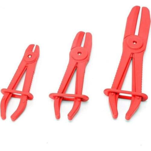3PCS/Set Plastic Tubing Cut-off Pliers Tubing Sealing Clips for Auto Repair Plastic Tubing Pliers Auto Tubing Clamp Tools