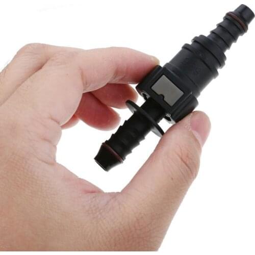 7.89/9.89/11.80 Auto Car Fuel Line Hose Coupler Nylon Fuel Line Rubber Hose Coupler Quick Release Connect Connector Accessories