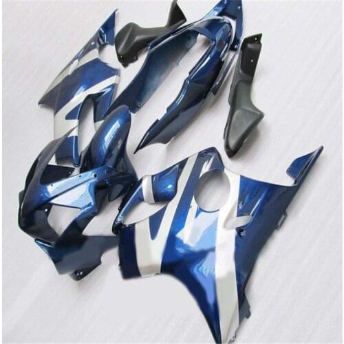 ABS-On Sale!! Blue white Fairing for CBR600F4I 04-07 CBR600 F4I 2004-2007 CBR 600 F4I 04 05 06 07.Toiletry kits injection