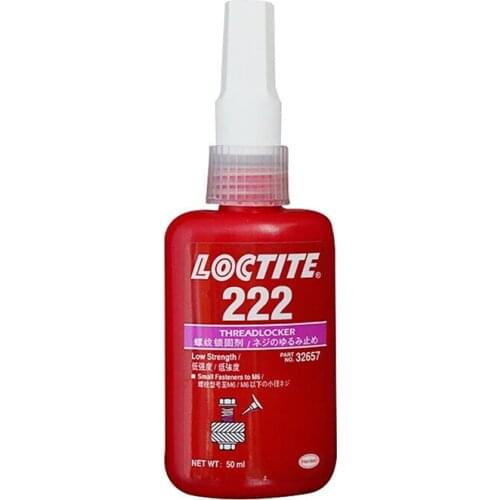 50ml Loctite 222 Thread Locking Glue Anaerobic Super Glue High Strength Anti-loose Anti-slip Seal Thread Lock