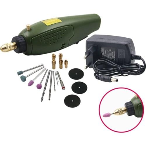 Free Shipping Mini Electric Rotary Grinder Multifunctional Woodworking Tool Portable Polishing Grinding Tool Set with Charger