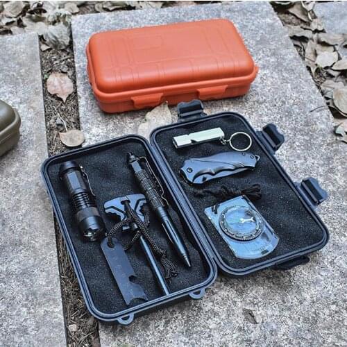 Combat Airsoft Waterproof Box Storage EDC Case Trunk Airtight Container Carry Camping Hiking Seal Bushcraft Survive Tool Kit Box
