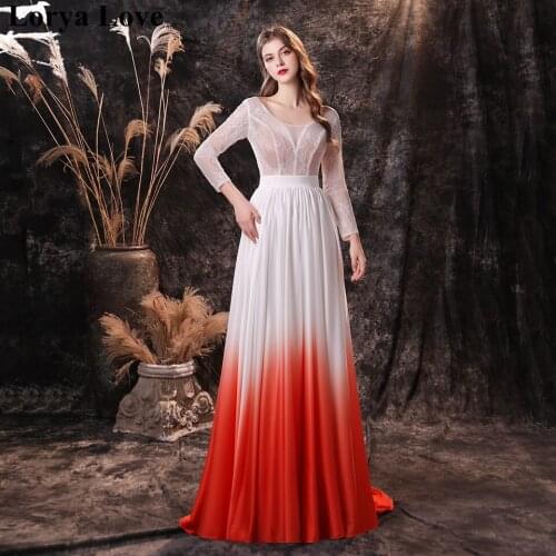 Contrast Color Long Prom Dress 2020 Women Formal Party Night Elegant Evening Gowns Backless Satin Elegant Lace Graduation Dress