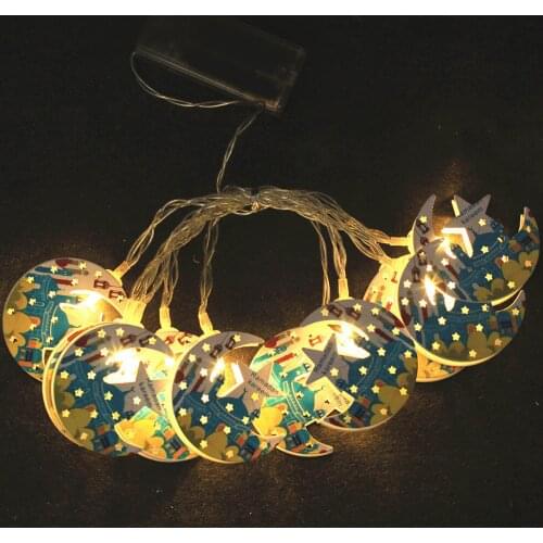 10LEDs Fairy Lights Muslim Wedding Event Festival String Lights Decorative