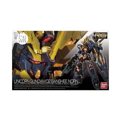 Gundam RX-0 Bandai RG27SP Banshee 1/144 Unicorn Gundam Norns Action Figure model toys kids
