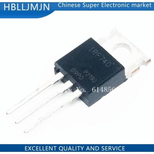 50PCS IRF740PBF IRF740 400V 10A TO-220