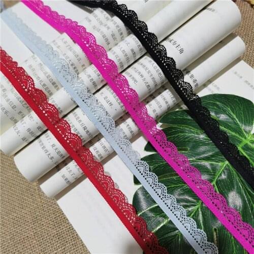 1.5cm Ribbon Elastic African Lace Fabric Trim For Diy Sewing Needlework Accessoire Used In Dresses Underwear Collar Skirt S2764