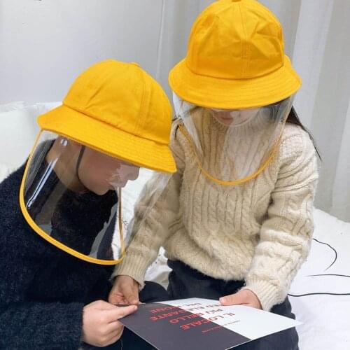 Parent-child Summer Hat Bucket Hats for Mom And Baby Anti Pollution Protective Cap Anti-fog Hat Anti-ultraviolet Isolation Cover