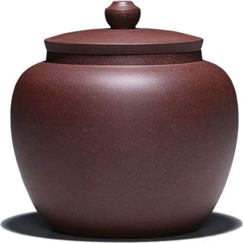 Memorial Urn, Cremation Urns High Grade Porcelain Ceramic Sealed Can Storage Tank Tea Box Tea Pot